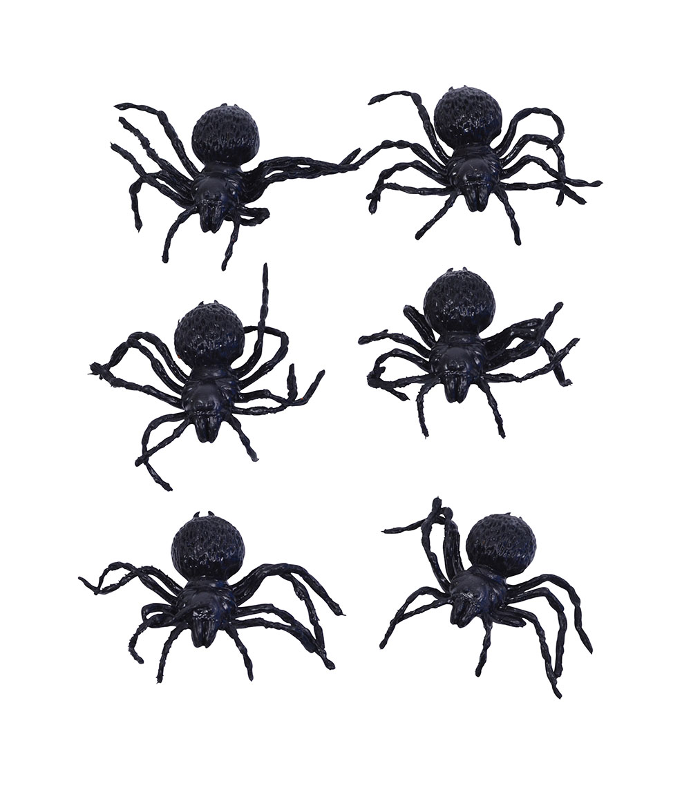 Spiders Small (6pcs)
